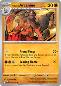 100/167 Hisuian Arcanine - Twilight Masquerade