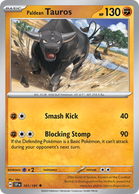 101/191 Paldean Tauros - Surging Sparks