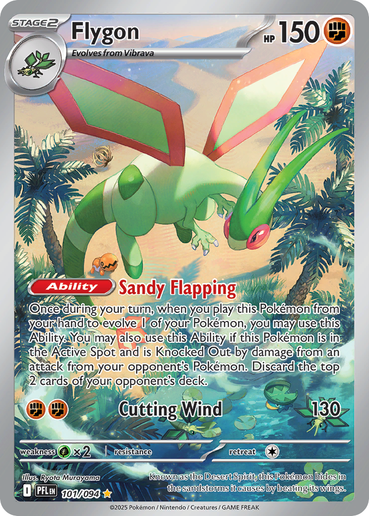 Flygon 101/094 Phantasmal Flames card
