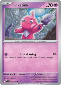 102/193 Tinkatink - Paldea Evolved