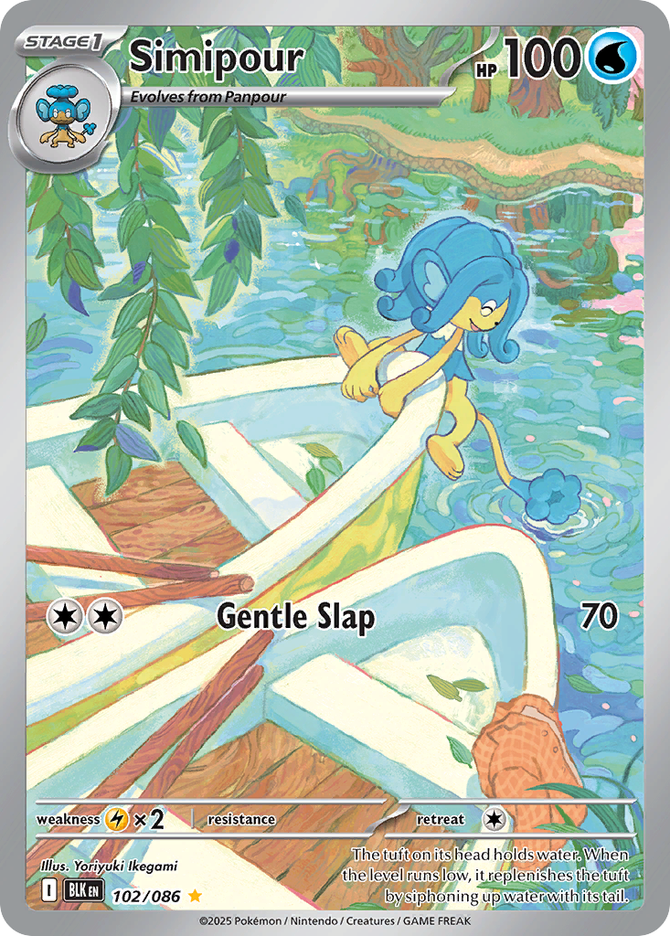Simipour 102/086 Black Bolt card