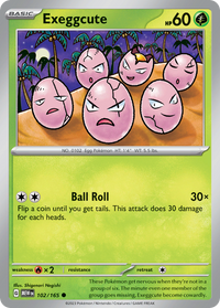 102/165 Exeggcute - Scarlet & Violet 151