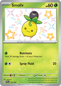 102/091 Smoliv - Paldean Fates