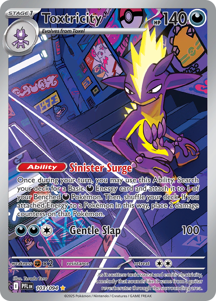 Toxtricity 103/094 Phantasmal Flames card