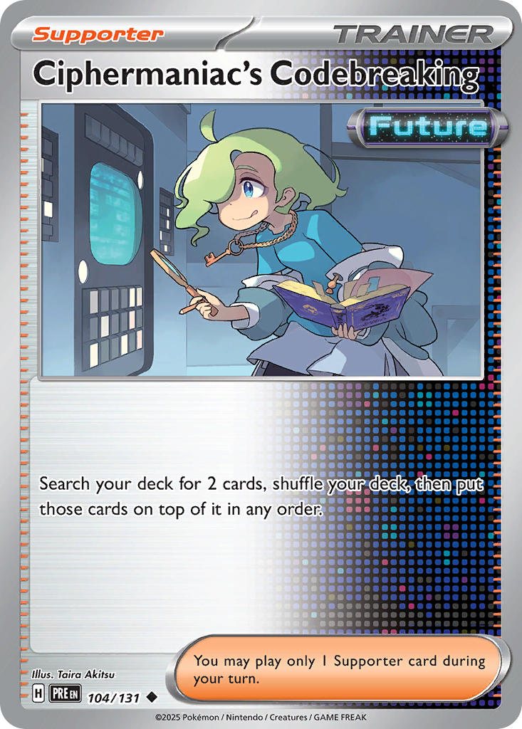 Ciphermaniac's Codebreaking 104/131 Prismatic Evolutions card