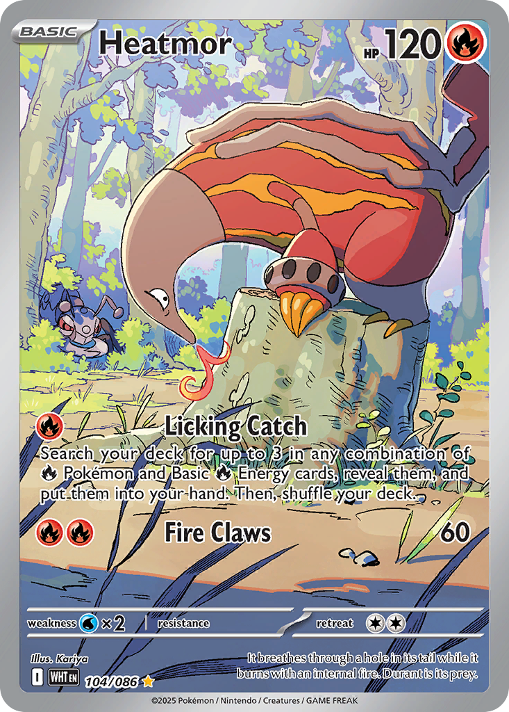 Heatmor 104/086 White Flare card