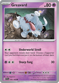105/198 Greavard - Scarlet & Violet Base