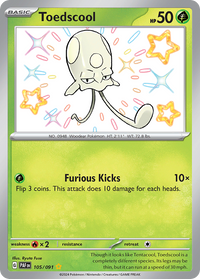 105/091 Toedscool - Paldean Fates