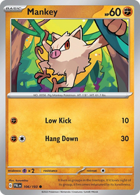 106/193 Mankey - Paldea Evolved