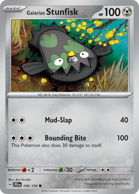 106/159 Galarian Stunfisk - Journey Together