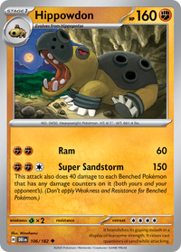106/182 Hippowdon - Destined Rivals
