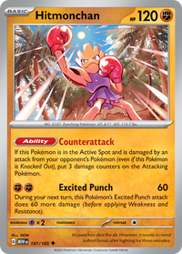 107/165 Hitmonchan - Scarlet & Violet 151
