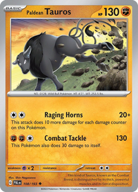 108/193 Paldean Tauros - Paldea Evolved