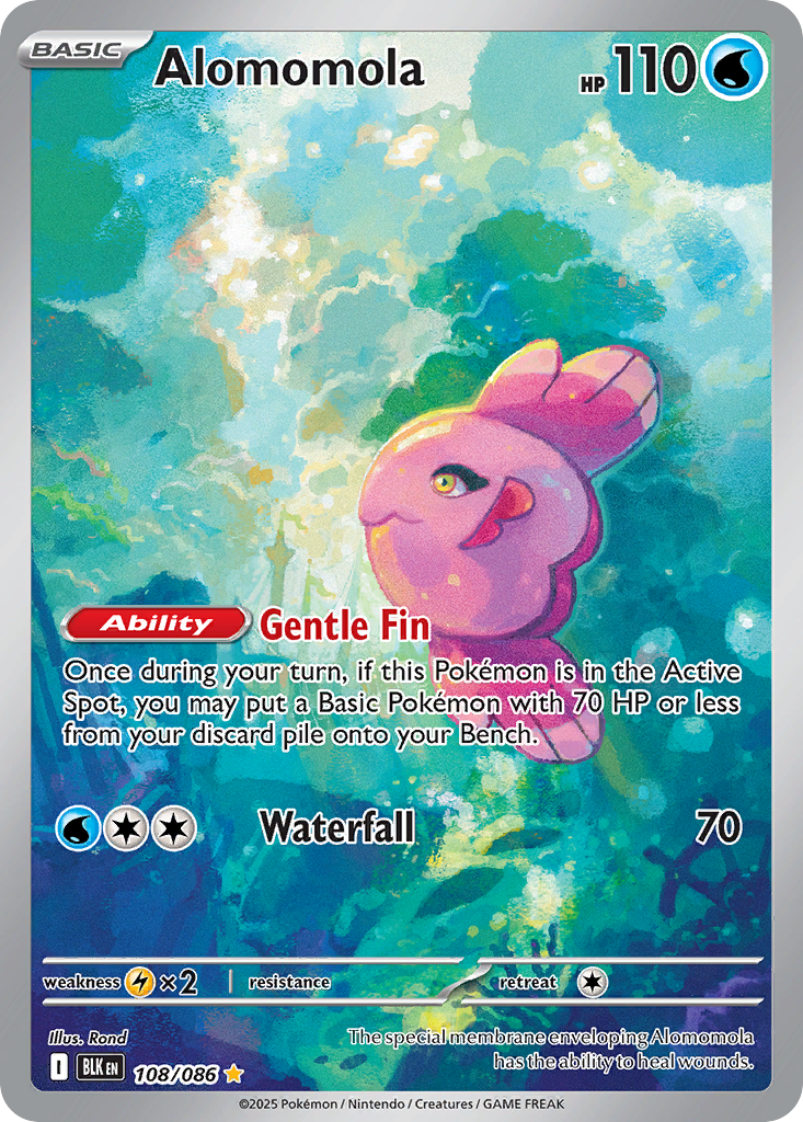 Alomomola 108/086 Black Bolt card
