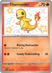 109/091 Charmander - Paldean Fates