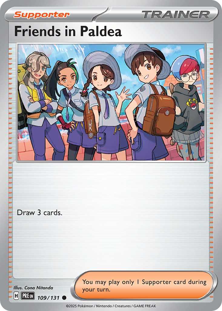 Friends in Paldea 109/131 Prismatic Evolutions card