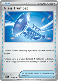 110/131 Glass Trumpet - Prismatic Evolutions