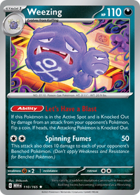 110/165 Weezing - Scarlet & Violet 151