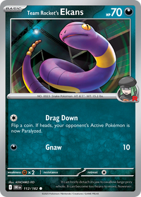 112/182 Team Rocket's Ekans - Destined Rivals