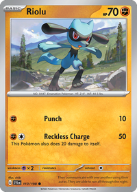 113/198 Riolu - Scarlet & Violet Base