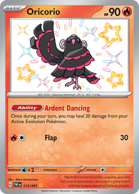 113/091 Oricorio - Paldean Fates