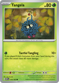 114/165 Tangela - Scarlet & Violet 151
