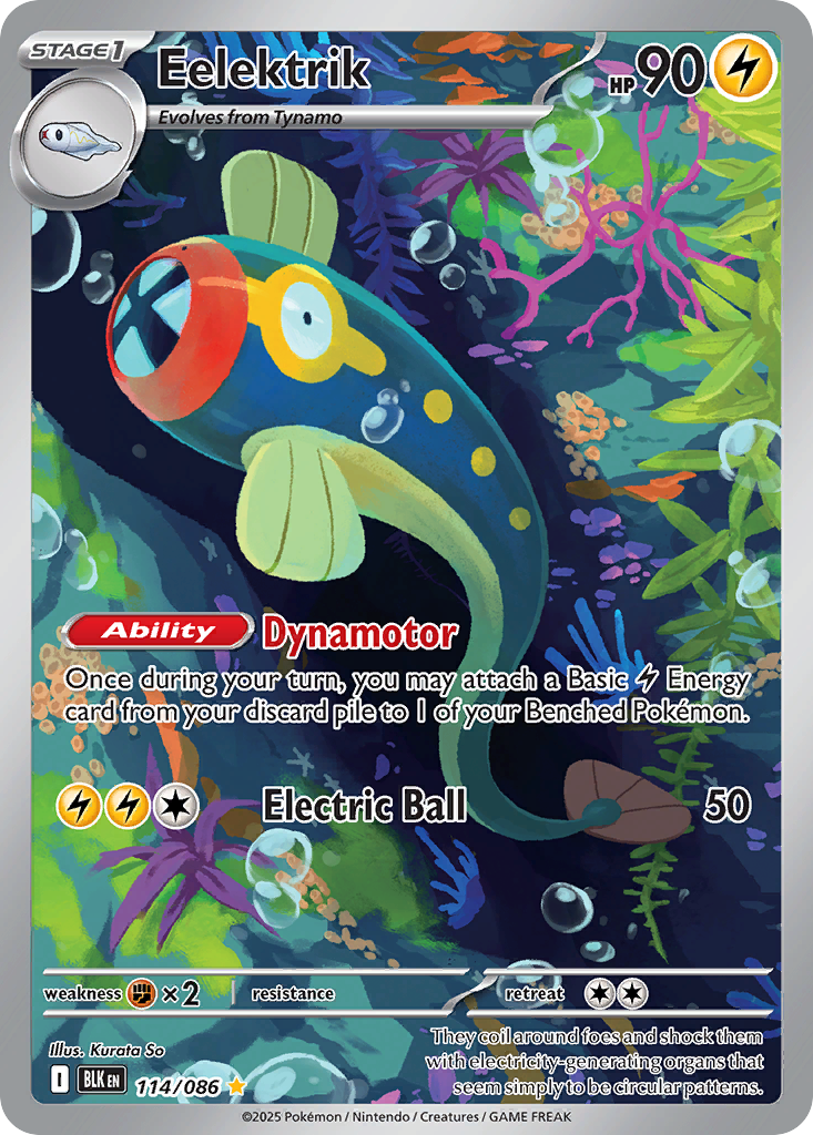 Eelektrik 114/086 Black Bolt card
