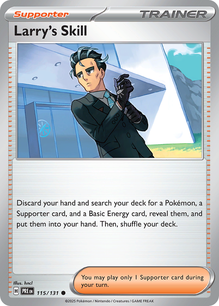 Larry's Skill 115/131 Prismatic Evolutions card