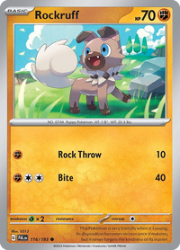 116/193 Rockruff - Paldea Evolved