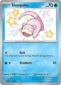 116/091 Slowpoke - Paldean Fates