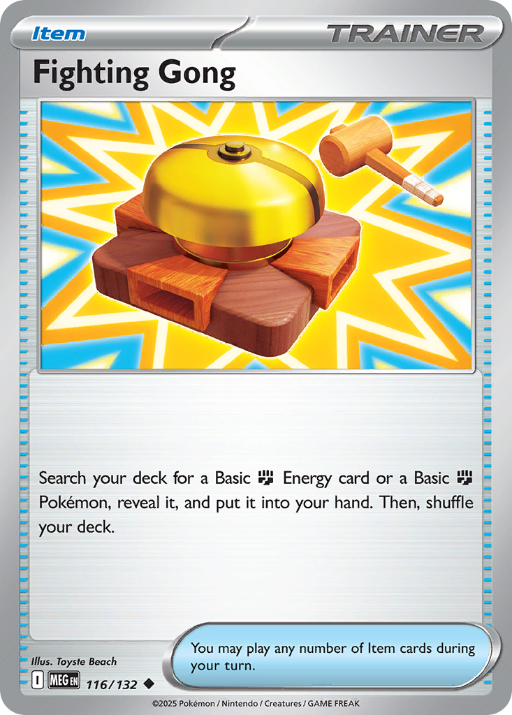 Fighting Gong 116/132 Mega Evolution card