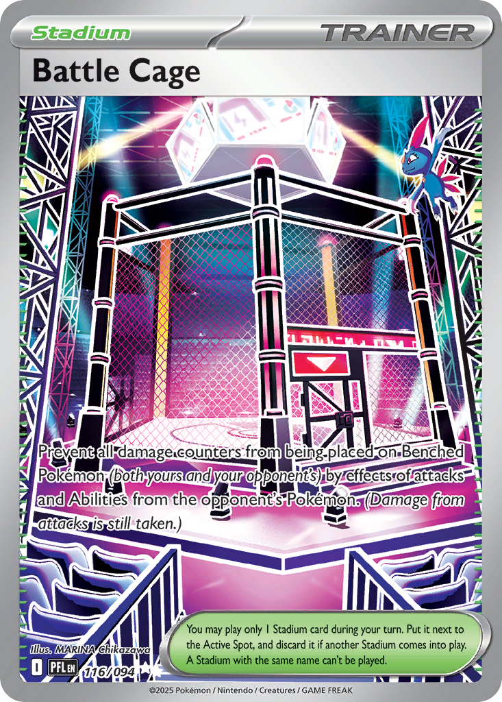 Battle Cage 116/094 Phantasmal Flames card