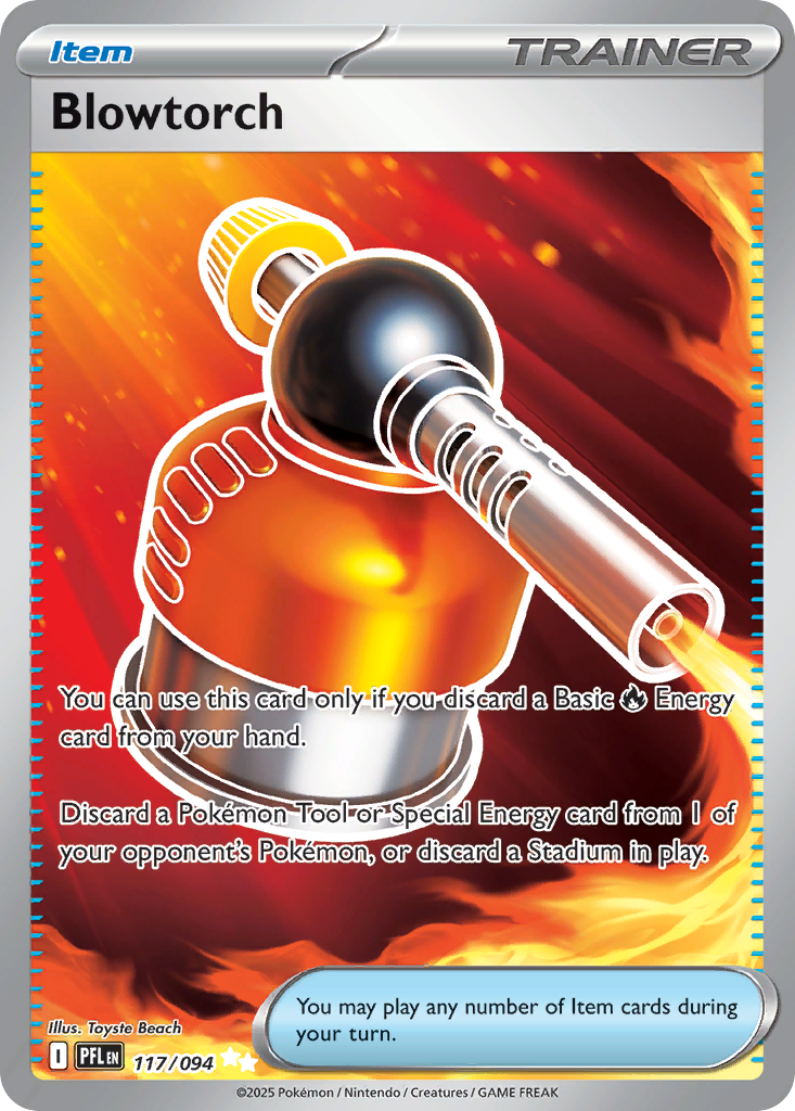Blowtorch 117/094 Phantasmal Flames card