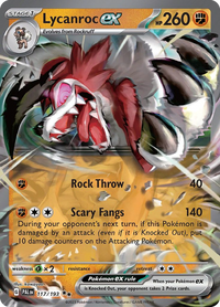 117/193 Lycanroc ex - Paldea Evolved