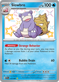 117/091 Slowbro - Paldean Fates