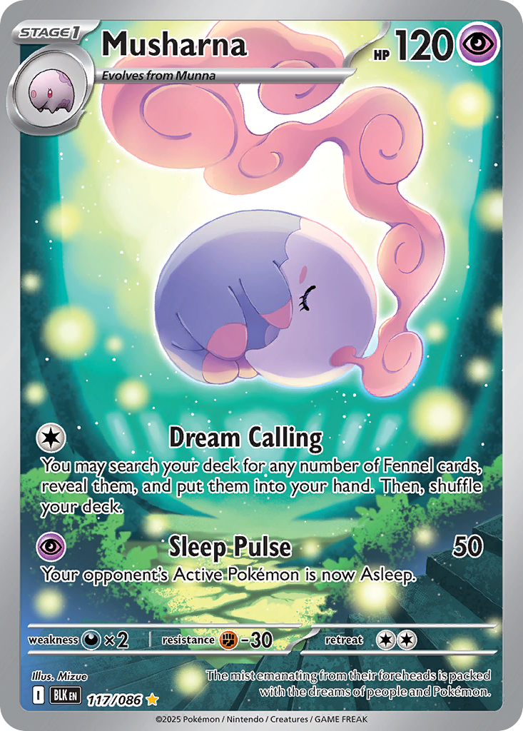 Musharna 117/086 Black Bolt card