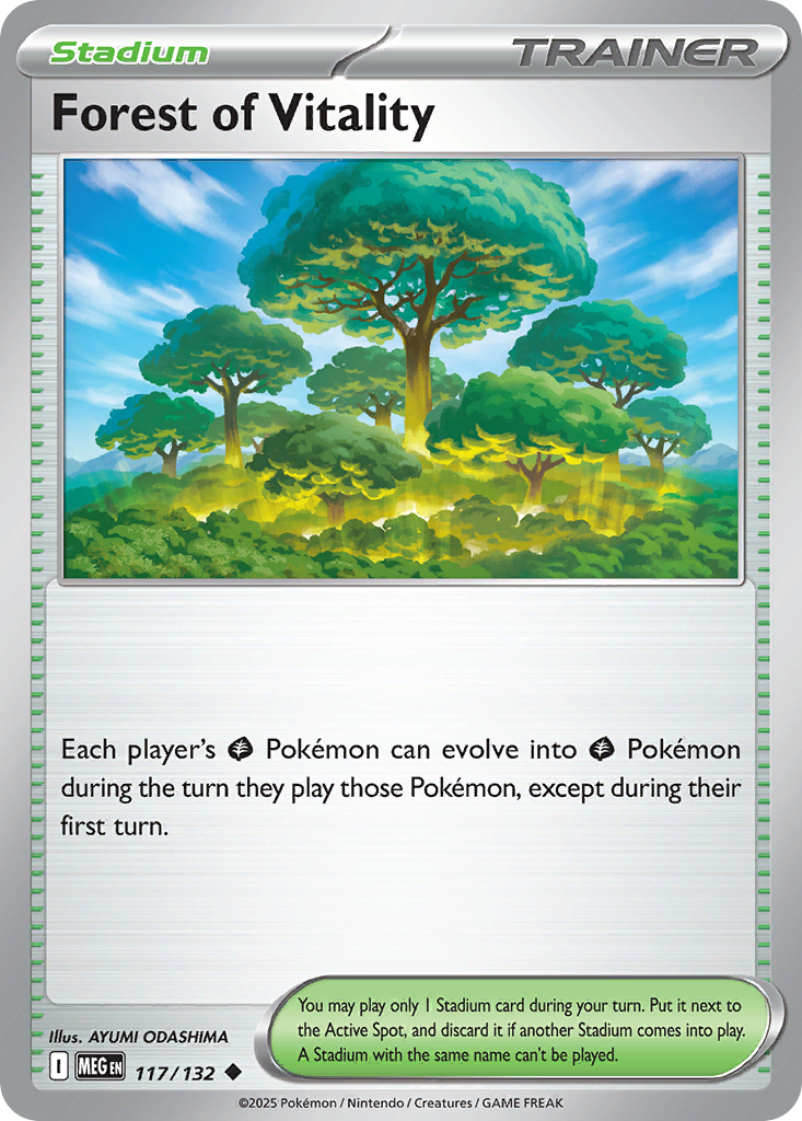 Forest of Vitality 117/132 Mega Evolution card