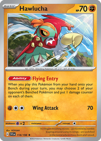 118/198 Hawlucha - Scarlet & Violet Base