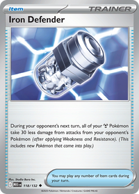 118/132 Iron Defender - Mega Evolution
