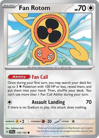 118/142 Fan Rotom - Stellar Crown