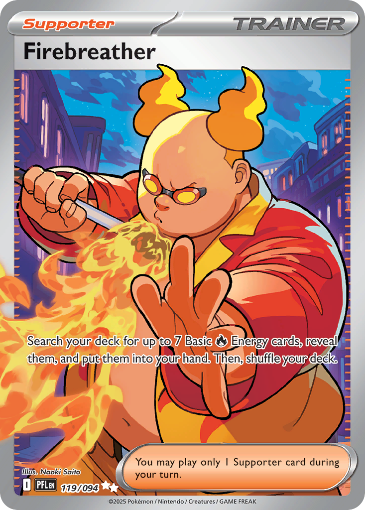 Firebreather 119/094 Phantasmal Flames card