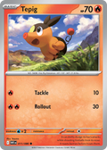 Tepig 011/086 White Flare card