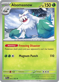 011/193 Abomasnow - Paldea Evolved