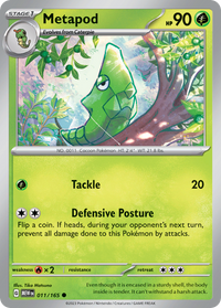 011/165 Metapod - Scarlet & Violet 151