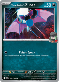 120/182 Team Rocket's Zubat - Destined Rivals