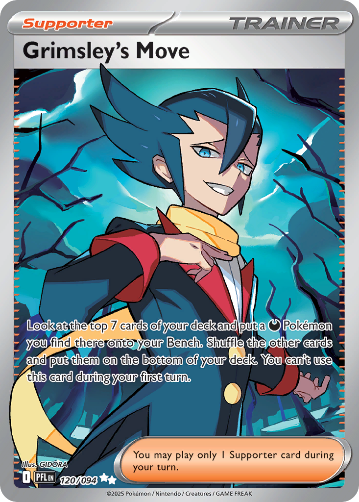 Grimsley's Move 120/094 Phantasmal Flames card