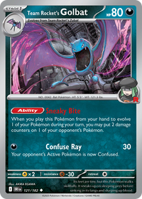 121/182 Team Rocket's Golbat - Destined Rivals