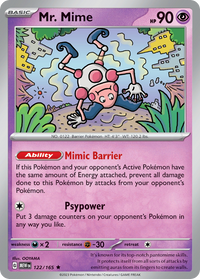 122/165 Mr. Mime - Scarlet & Violet 151