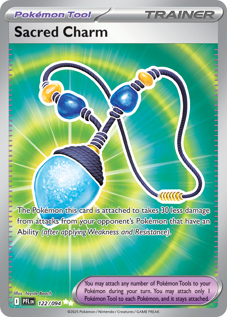 Sacred Charm 122/094 Phantasmal Flames card