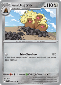 123/191 Alolan Dugtrio - Surging Sparks